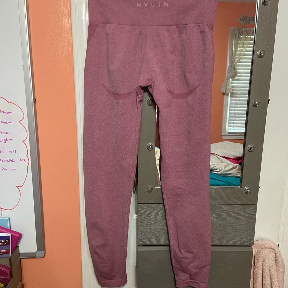 NVGTN PASTEL PINK LEGGINGS